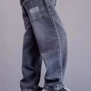 Boys' Straight Leg Jeans, Casual Long Pants, Autumn 2025 New Arrival, Toddler & Big Kids