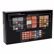 74-Color Professional Makeup Palette & Lipstick Set Suitable for Eyeshadow, Lip Gloss, Concealer - Powder Formula with Pearly Matte Shades, Blending Palette for Contouring, Foundation Matching, for & - Image 3