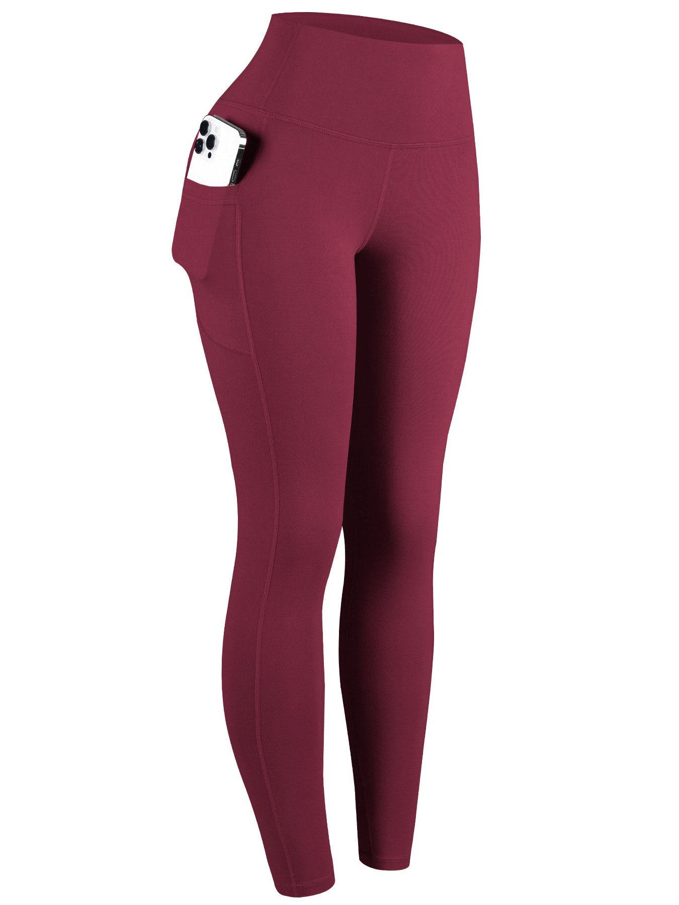 Solid-color Side-pocket Running And Yoga Pants With A Bare-feel Fit - Image 5