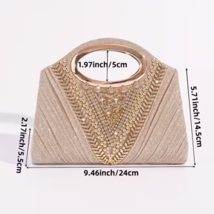 European And American Evening Bags with Sparkling Diamond Embellishments, Perfect for Proms And Parties, Stylish Clutches, Socialite Bags, Evening Bags, Phone Bags, And Fashionable Versatile Purses