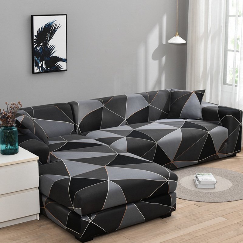 Living Room Printed Elastic Sofa Cover - Image 8