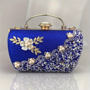 New Elegant Rhinestone Bead Decor Dinner Bag, Party, Wedding Women's Evening Handbag, Vintage Style Small Prom Bag