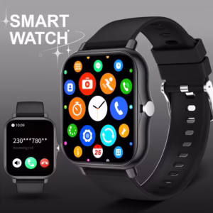 [Smartwatch, Wireless] Wireless Unisex Smartwatch, 1.83-Inch Full Screen Touch, Dialing/Answering Calls, Pedometer, Multi-Sport Modes, Call And Message Notifications, Multifunctional Smartwatch, Compatible with Iphone And Android