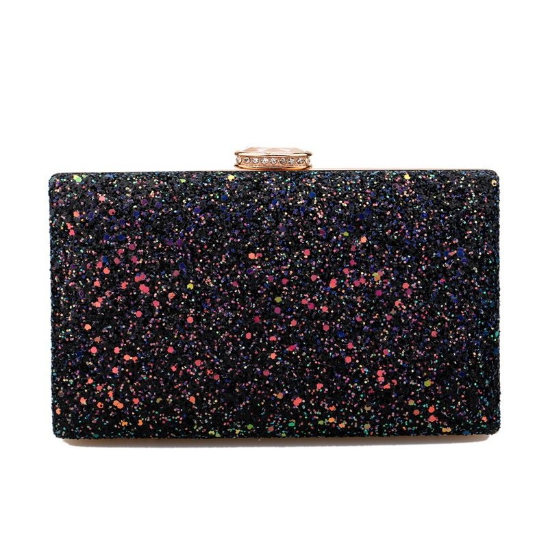 Sequin Ladies Evening Clutch Bag - Image 9