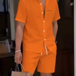 Casual Athletic Set, Breathable Outdoor Men'S Shirt And Shorts Summer 3D Print Outfit