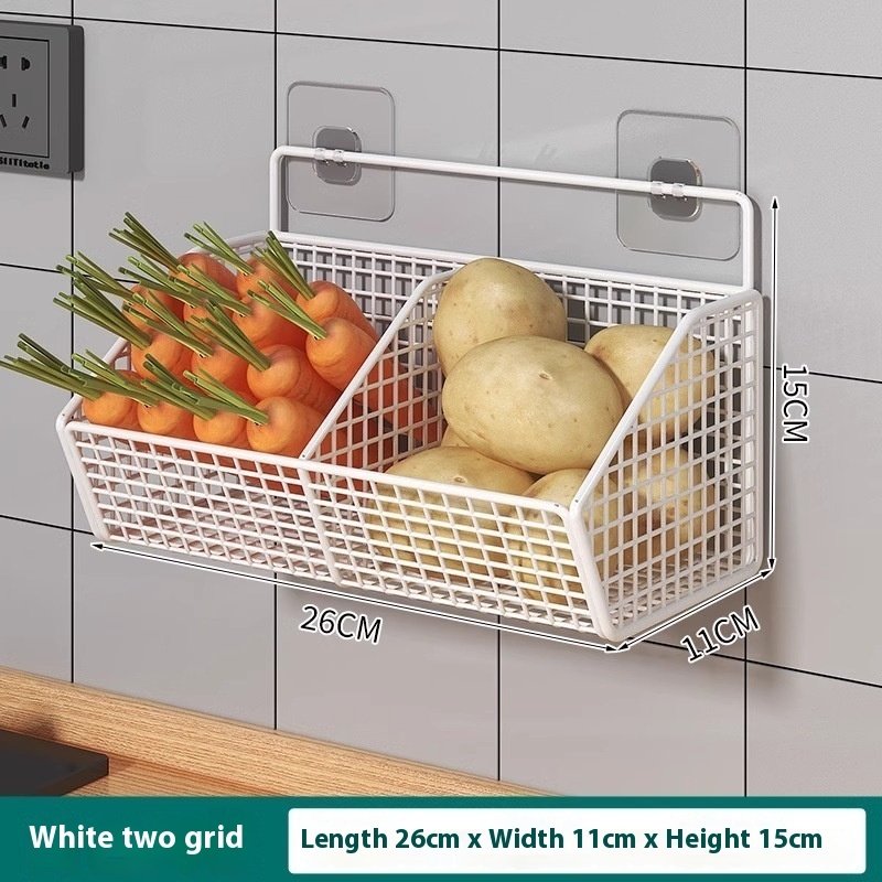 Punch-free Hanging Kitchen Wall-mounted Storage Rack - Image 8