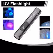 A Compact Black 395Nm Mini Flashlight, This Portable Purple Lamp Is Designed for Nail Polish And Features a Countdown Timer. It Is USB Rechargeable And Offers Two Lighting Modes, Making It Suitable for Both Nail And Detecting Pet Urine Stains - Image 6