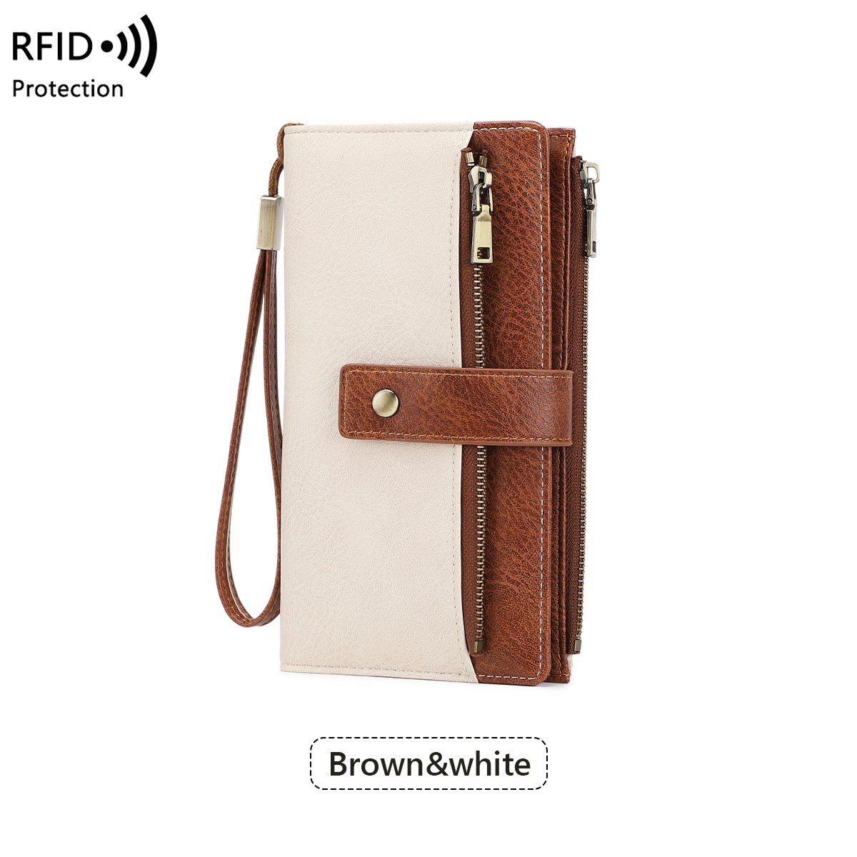 Anti-magnetic Womens Multi-Card Trifold Long Fashion Wallet - Image 6