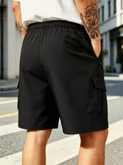 Men'S Casual Shorts, Men'S Cargo Shorts, Men'S Multi-Pocket Outdoor Casual Shorts, Teenager Casual Bermuda Shorts, Cargo Style Casual Shorts for Men, Fashionable Utility Pocket Design, Lightweight And Cool Comfortable, Suitable for Outdoor, Walking - Image 5