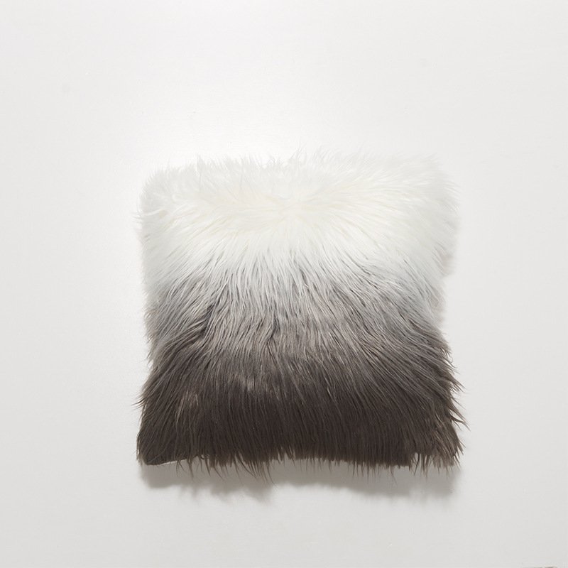 Nordic INS Style Gradual Color Wool Throw Pillow - Image 3