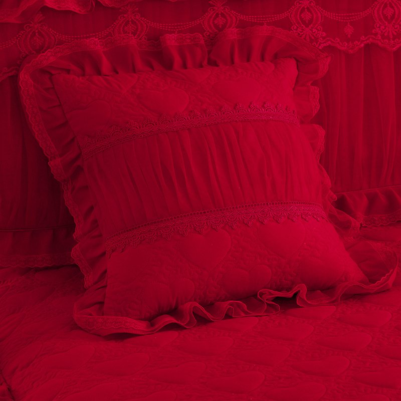 Lace Quilted Padded Pillowcase - Image 3