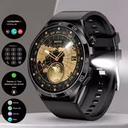 New Men's Smartwatch - Wireless Calling/Texting/Multiple Sports Modes/Remote Camera Control/Fitness Tracker, Compatible with iPhone and Android, USB Charging, Smart Connectivity, Modern Style, Clear Screen Display - Image 2