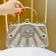 A Stylish And Versatile Evening Bag, an Exquisite Handbag, And a Crossbody Bag Adorned with Rhinestones, Perfect for Daily Parties, Outings, Shopping, And Wedding Occasions, Making It a Great Gift for Her - Image 7