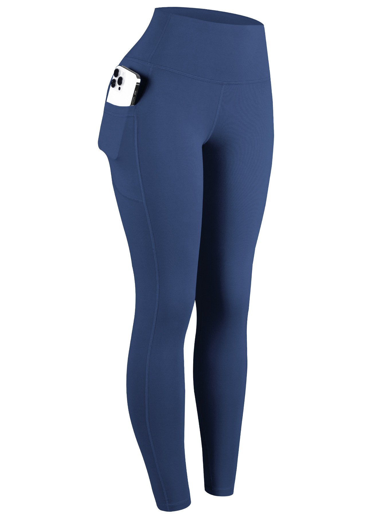 Solid-color Side-pocket Running And Yoga Pants With A Bare-feel Fit - Image 2