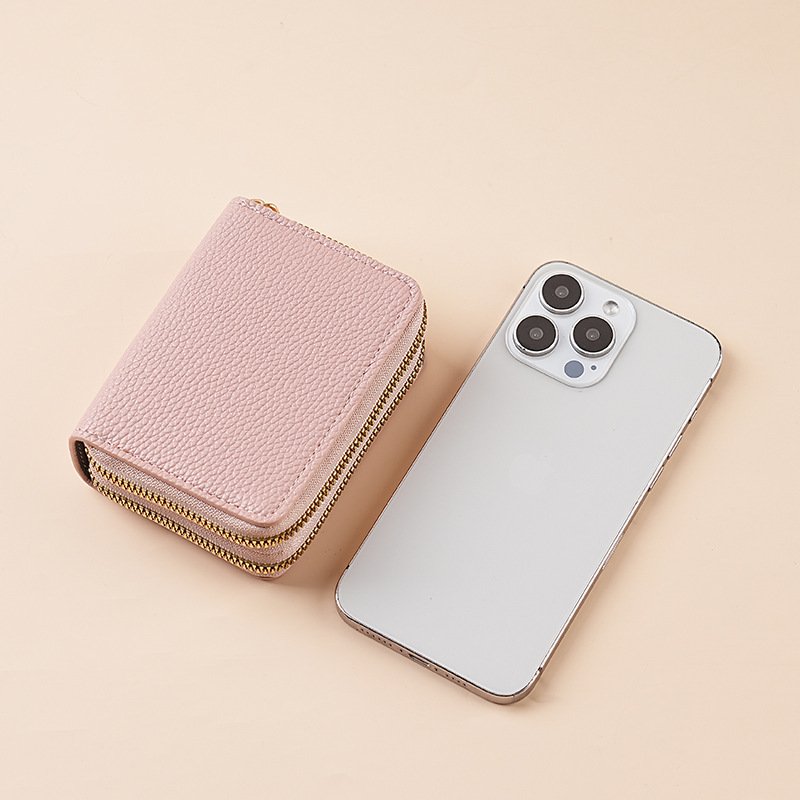 Clutch Wallet With Dual Zippers And Multiple Card Slots - Image 2