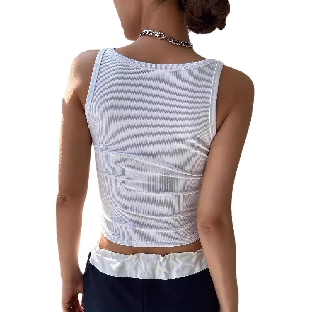 Vest Sling Basic Sleeveless Top For Women - Image 3