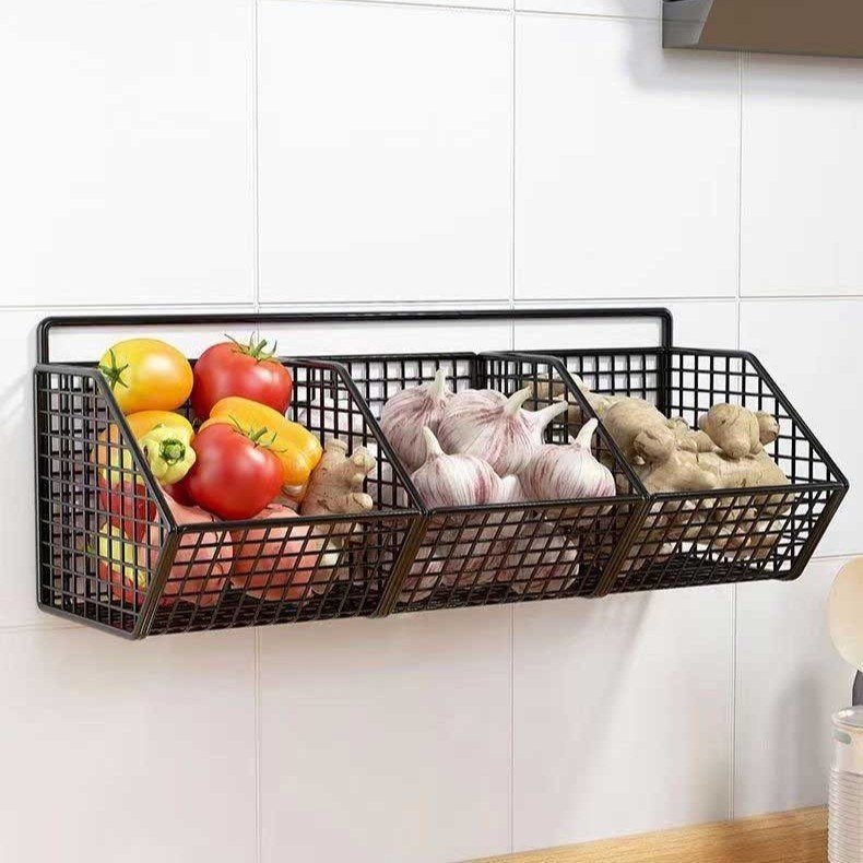 Punch-free Hanging Kitchen Wall-mounted Storage Rack