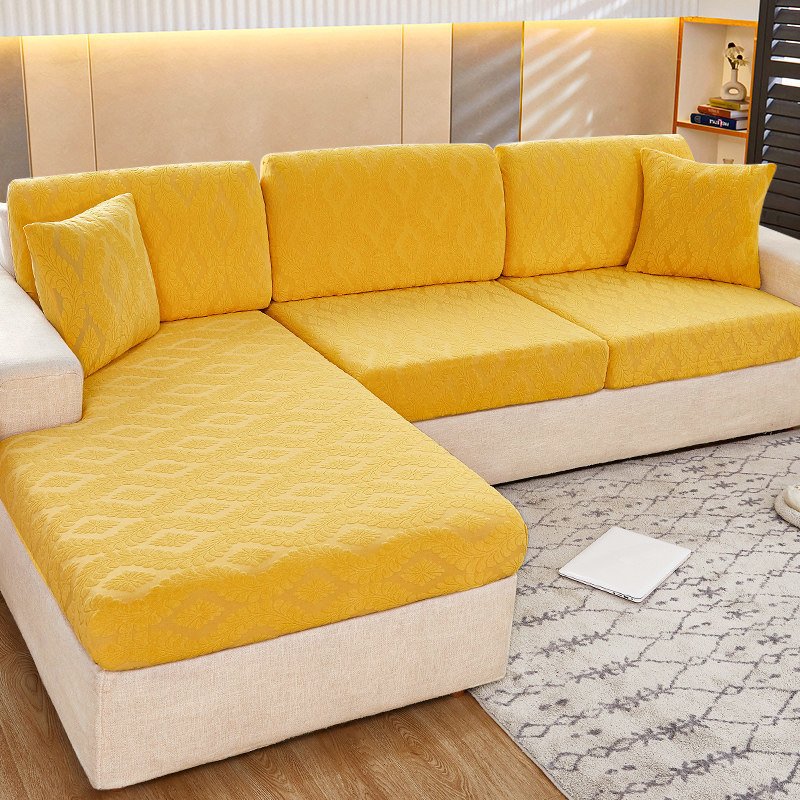 Sofa Cover Elastic Jacquard Velvet Cover Non-slip Simple - Image 5