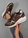 Preppy Casual Glitter Outdoor Wedge Sneakers,Trainers Women - Image 11