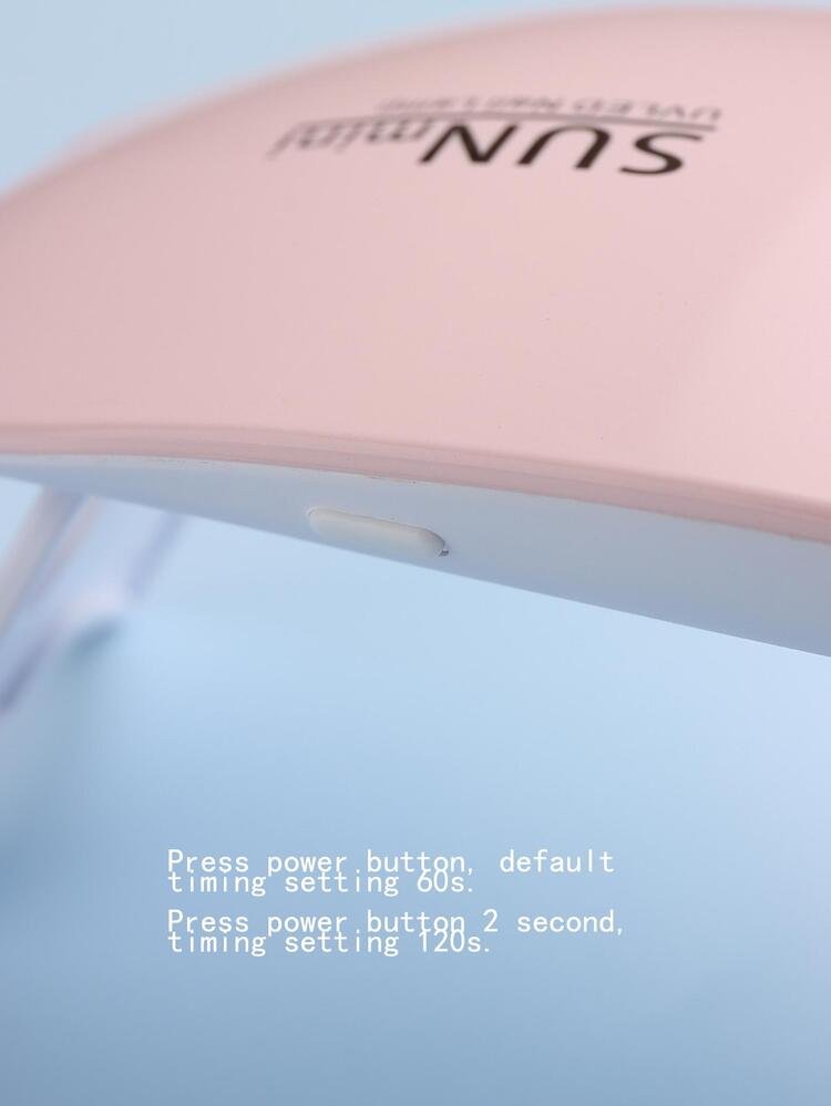 FULL BEAUTY 6W 6LED Mini UV LED Nail Lamp, Portable Gel Nail Curing Light, Mouse Shaped, Pocket Size, With USB Cable, Suitable For All Gel Nail Polish, Mini Nail UV Lamp, Multi-Functional Gel Nail Curing Light, Single Finger Nail Lamp, Suitable For Gel Nail Polish, Travel & Home Manicure Tool, Thanksgiving, Valentine's Day, Birthday, Christmas Gift - Image 5