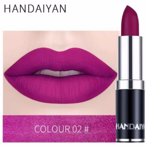 HANDAIYAN Matte Moisturizing Lipstick, Velvet Lipstick For Music Festivals, Parties, Outdoor Travel, Portable, 3.5g Net Content, Suitable For Back To School, Halloween, Christmas, Makeup Products, Face Painting, Cosmetics, Suitable For Women, Winter/Spring, Suitable For Birthday, Valentine's Day Gifts, Carnival Parties, Best Color Choice For Y2K Fancy Fashion