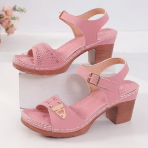 IH2 Summer New Arrival Fashionable Hollow-Out Breathable French Style High-Heeled Sandals For Women,Wedge Heels