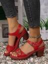 IH2 Summer New Arrival Fashionable Hollow-Out Breathable French Style High-Heeled Sandals For Women,Wedge Heels - Image 12