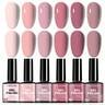LIMEGIRL Gel Nail Polish Set - 6 Colors Pink Series Gel Nail Polish Set, Nude Pink & Deep Pink Gel Nail Polish, Suitable For All Seasons, Removable LED Nail Lamp, Gel Manicure Set, DIY Salon-Grade Gift, For Women Nails - Image 10