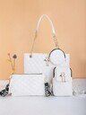 Women's 4-Piece Combo Bag Set - Fashion Essential! Shoulder Tote Crossbody Mini Bag Combo, Handheld & Crossbody Versatile, Chic & Spacious, Suitable For Various Occasions, Hot-Selling Cross-Border Item - Image 12