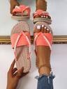 Women's Fashion Beach Flip Flops, Plus Size Toe Ring Sandals Suitable For Outdoor Vacation, Open Toe Slippers, Women's Bow Decor Flat Sandals, Lightweight Summer Slippers, Non-Slip Ladies Beach Shoes - Image 7