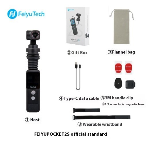 Pocket2S Pocket Gimbal Vlog Smart Camera Magnetic Suction 4K HD - Image 8