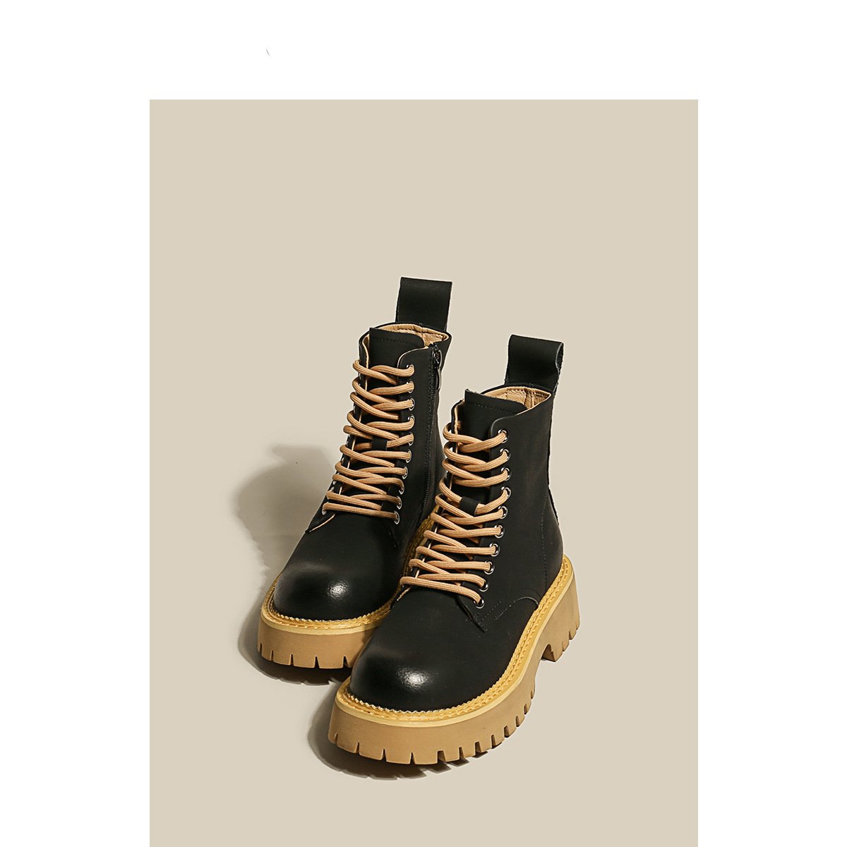 Martin Boots British Style Thick Bottom Increased - Image 3