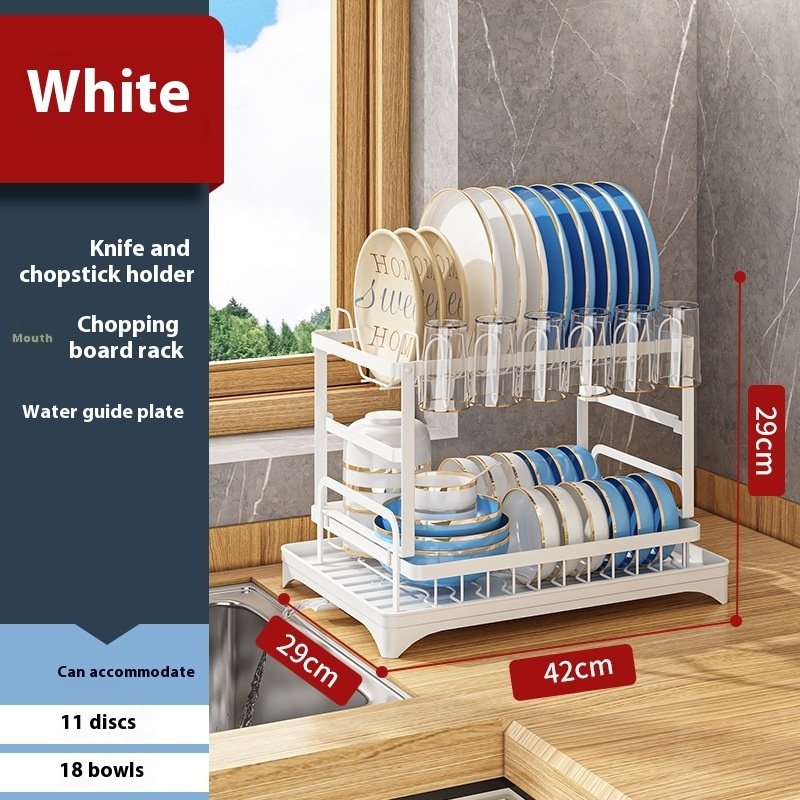 Simple Home Kitchen Dish Storage Drain Rack - Image 8
