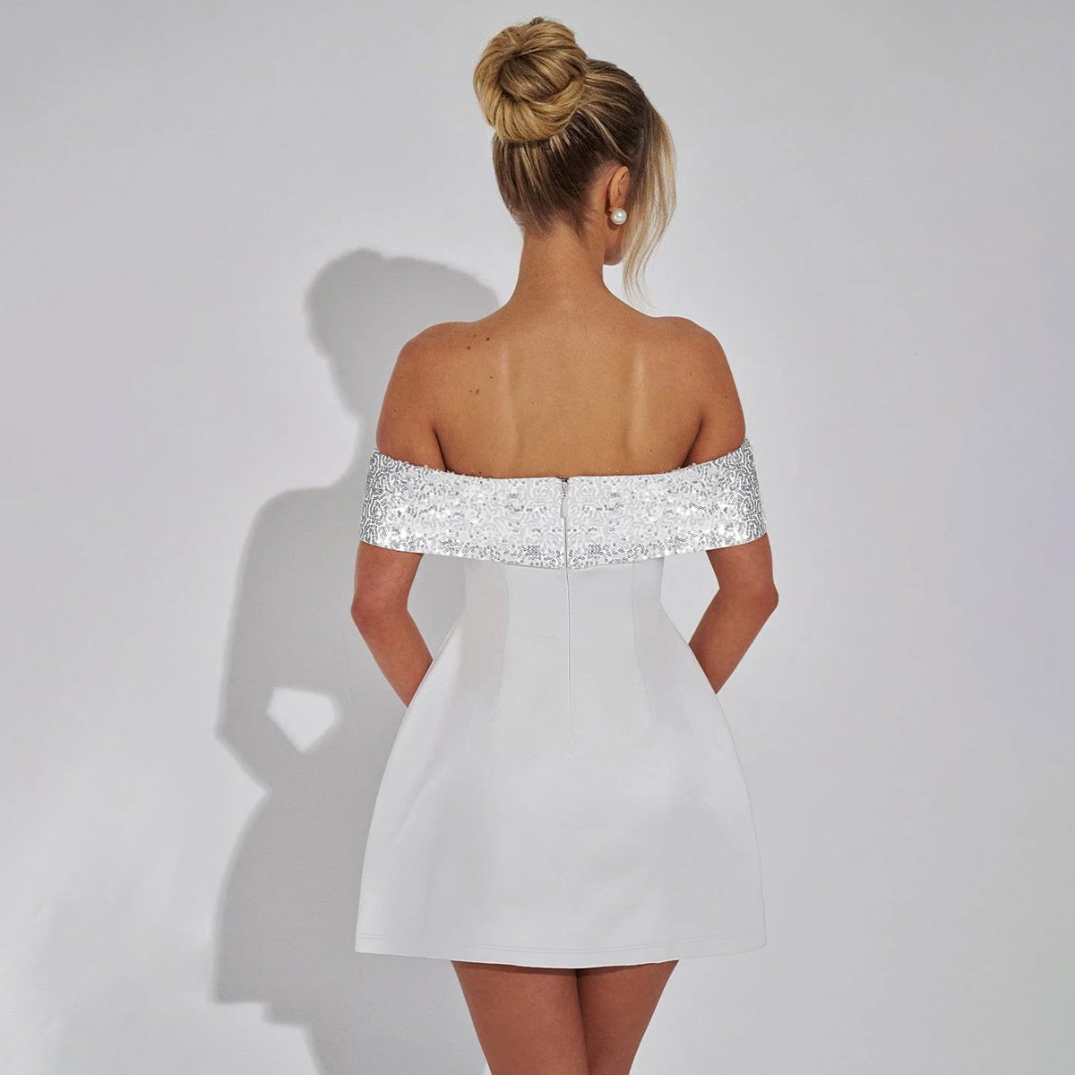 Bodycon Off-the-shoulder Evening Gown - Image 5