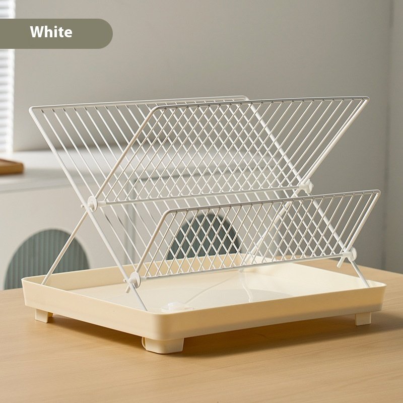 Household Folding Kitchen Dish Draining Rack - Image 2