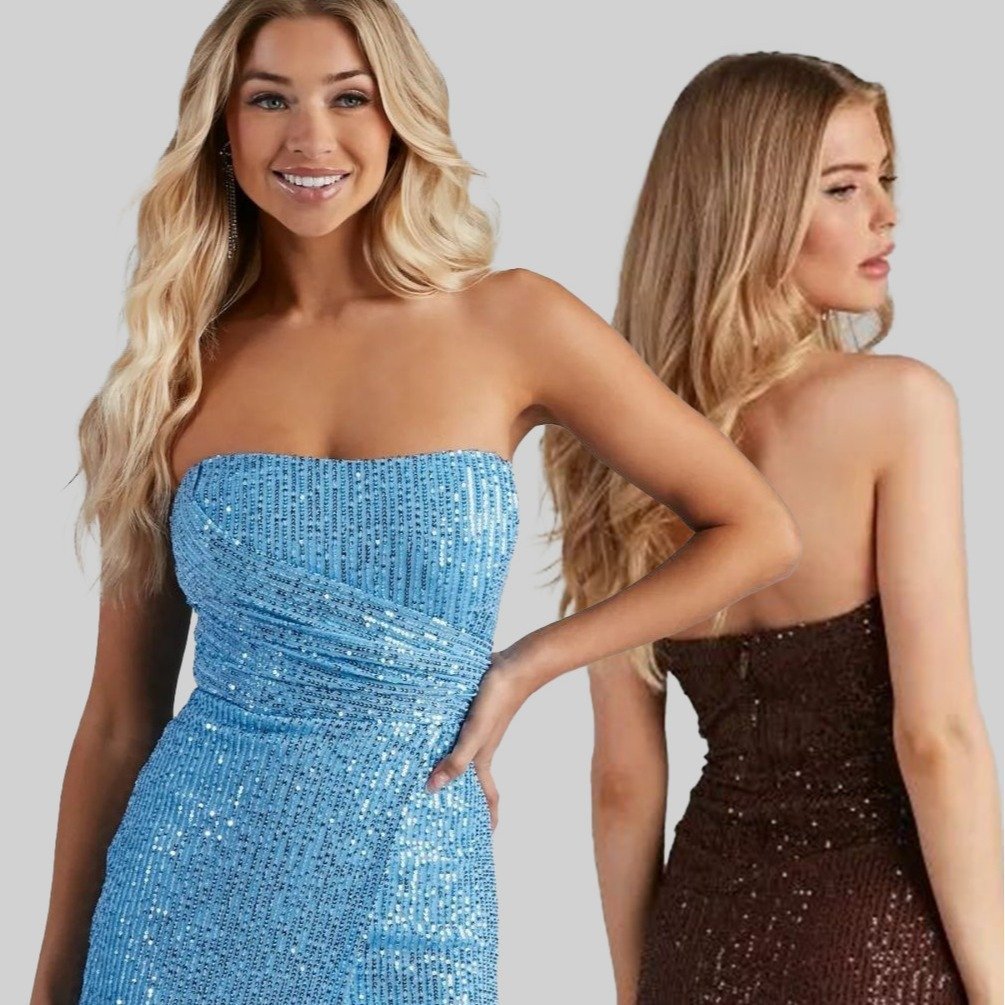 Tight Sequins Dress Hot Girl Hip Bag - Image 4