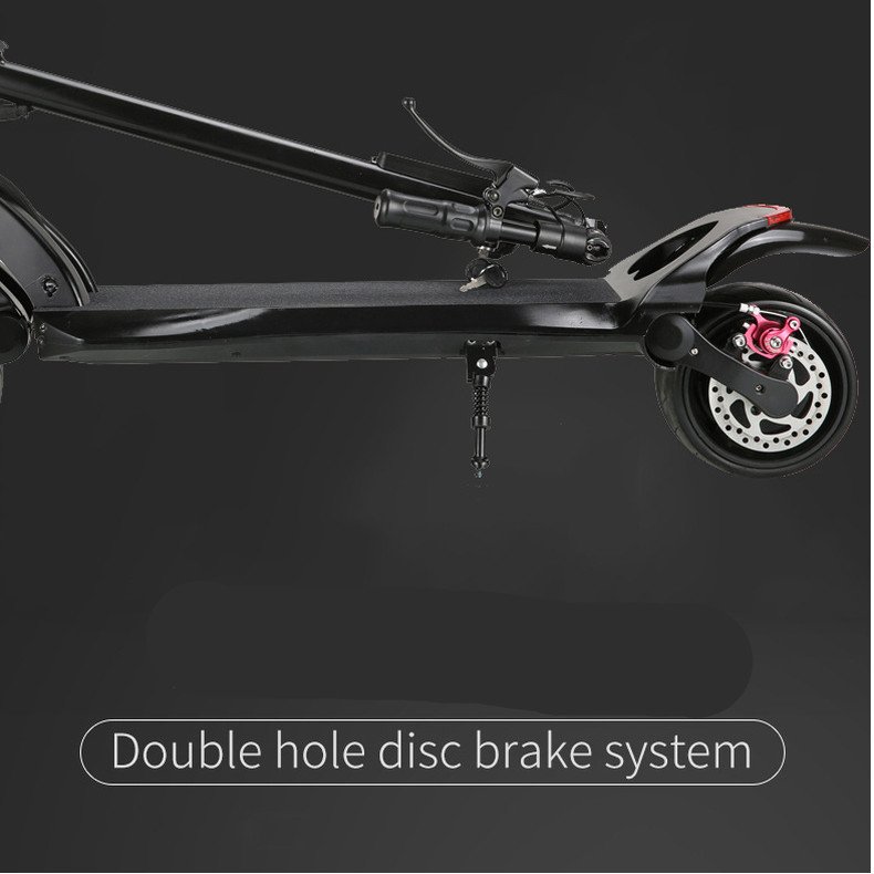 Double Drive Folding Scooter With Wide Tires - Image 5