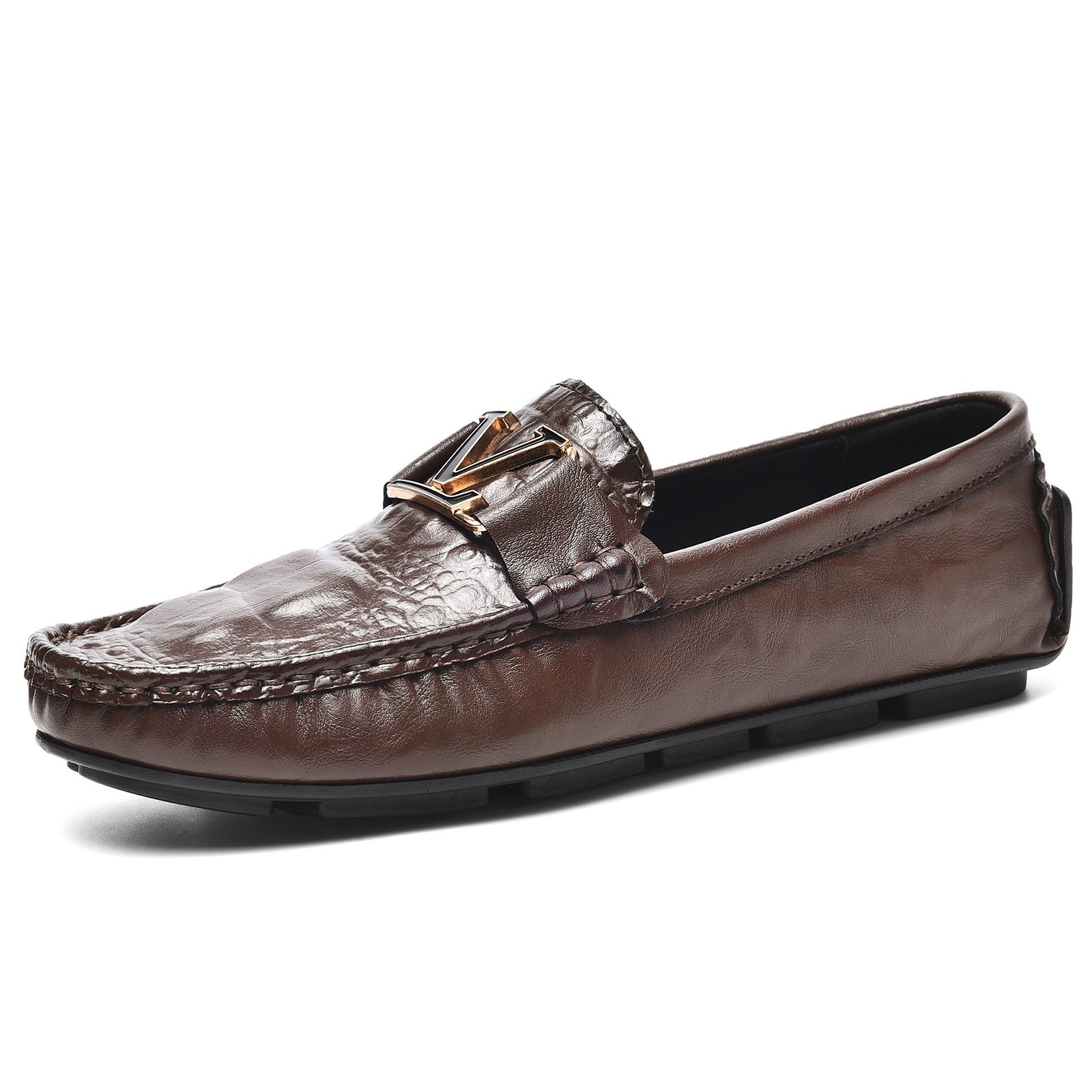 British-style Casual Mens Genuine Leather Shoes - Image 2
