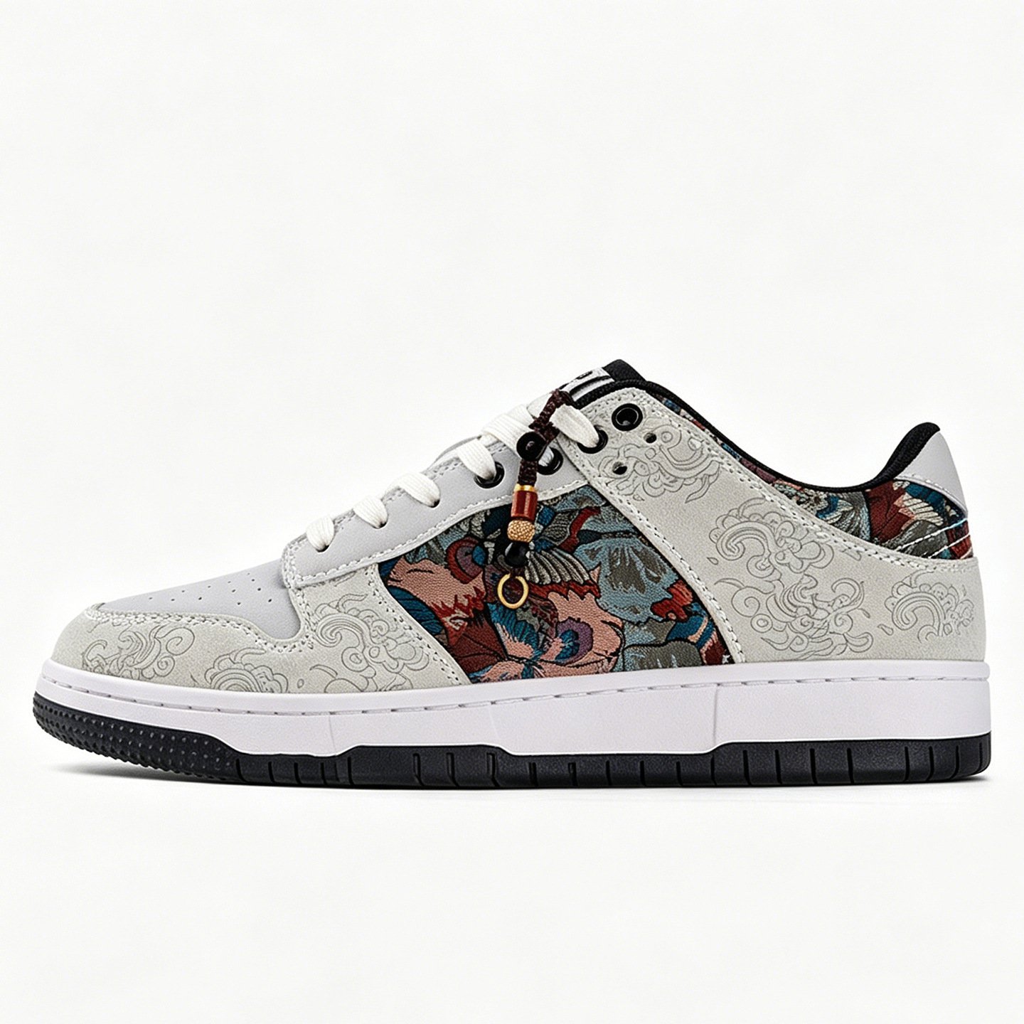 Mens Sporty-casual Painted And Embroidered Shoes - Image 5