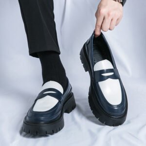 Seasonal Trendy British-style Thick-soled Height-increasing Shoes For Men