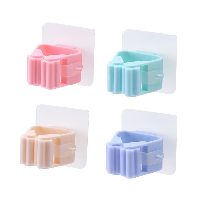 Colorful Multi-Purpose Hooks Wall Mounted Mop Organizer Holder RackBrush Broom Hanger Hook Kitchen Bathroom Strong Hooks - Image 3