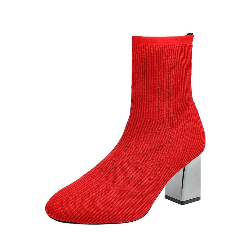 Elastic boots women high heels - Image 5
