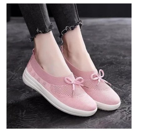 Flat with breathable mesh shoes women - Image 2