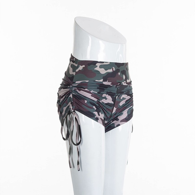 Camouflage slim shorts - Image 2