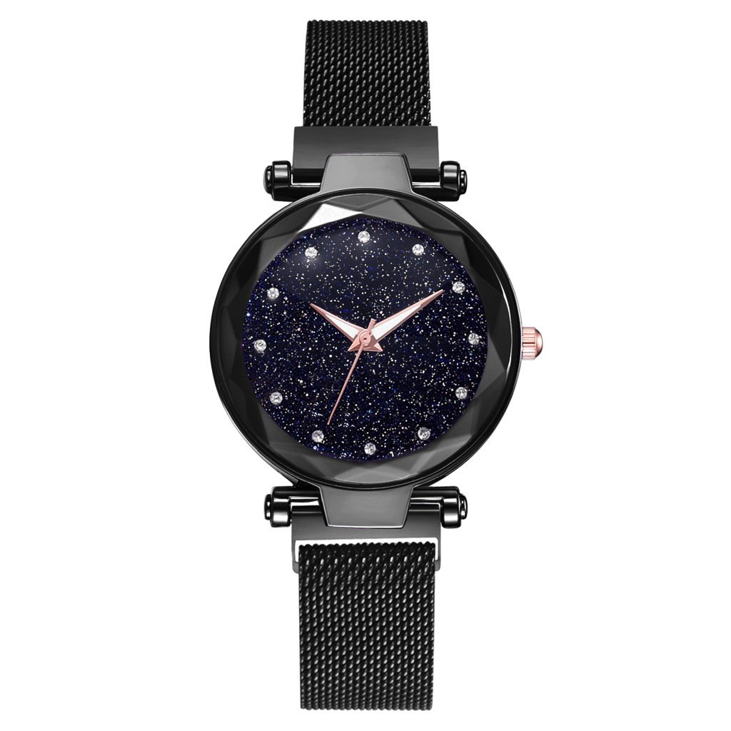 Luxury Women Watches Bracelet Set Fashion Elegant Magnet Buckle Ladies Starry Sky Watch Set Relogio - Image 2