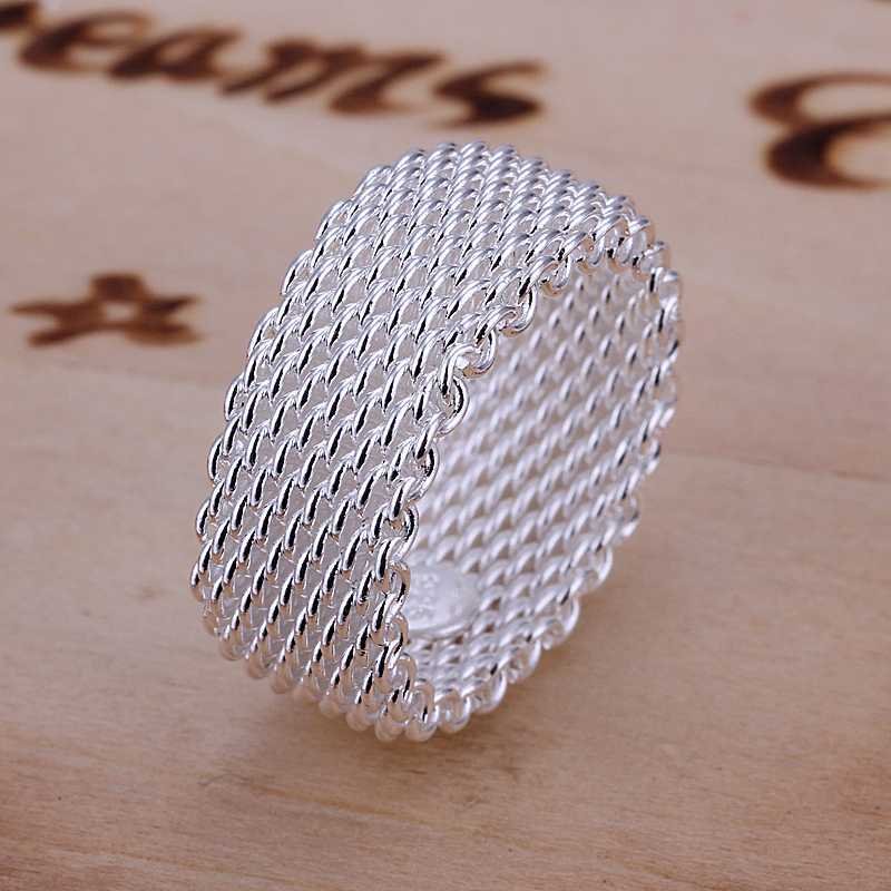 Exaggerated wire mesh ring women - Image 3