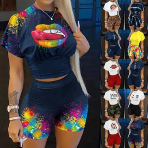 Fashion Printing Suit Women