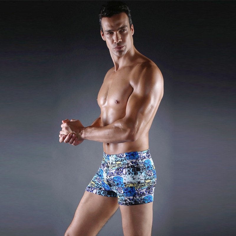 Men's Boxer Print Swim Shorts - Image 9