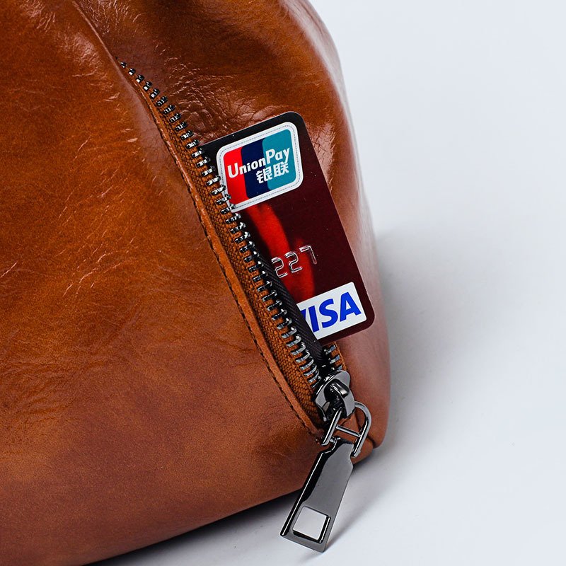 Oil wax leather women bag - Image 9