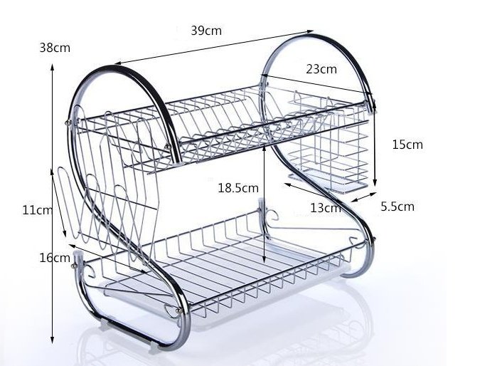 Stainless steel kitchen storage rack - Image 3